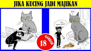 Jika Kucing Bertukar Peran dengan Majikan (18 Gambar)