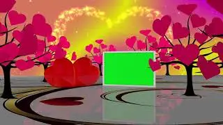 Heart Valentines Day Green Screen Video Effect 2021