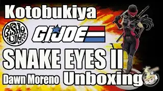 Kotobukiya G.I.Joe Bishoujo Snake Eyes II Dawn Moreno 1/7 Scale figure Unboxing No Commentary