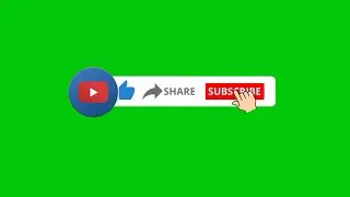 ✅Subscribe Green Screen | New Subscribe Button Green Screen| Like Share Subscribe Green Screen
