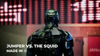 Jumper vs. The Squid/ sequence from "Planet Jumpers" / Made in Unreal Engine 5