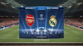 Pro Evolution Soccer 2015 PES 2015 Champions League Semi-finals 1st leg: REAL MADRID vs ARSENAL