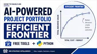 AI-Powered Project Portfolio Efficient Frontiers using Free Tools