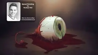 Speed painting -  How to draw an eye