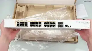 Коммутатор MikroTik Cloud Router Switch CRS328-24P-4S+RM