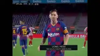 Messi’s 700th Goal Celebration 💫