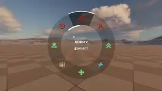 Dynamic menu wheel UI material | Unreal Engine