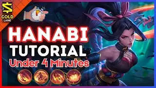 4-Minute Hanabi Tutorial in the Gold Lane || (MLBB S35) 2025