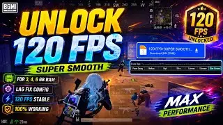 ⚙️120,90 FPS+SUPER SMOOTH CONFIG PUBG 4.4 |PUBG LAG FIX CONFIG 4.4 120 FPS LAG FIX CONFIG BGMI 4.4 