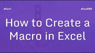 How to create a Macro in Excel | Excel VBA Macro Hindi