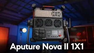 Aputure Nova II 1X1! Half Size King beats the Nova P600C?