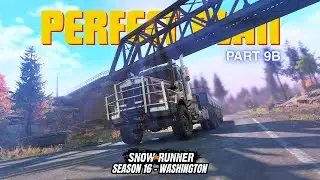 SnowRunner Season 16 - The End of a Long Journey - Restoring the Broken Railway Bridge - Part 9B