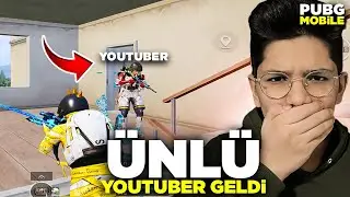 MAÇIMA YOUTUBER GELDİ!! SAĞLAM OYUNCU ! - PUBG MOBİLE