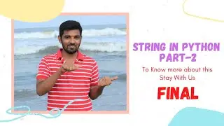 String in Python Part-2 | Python for beginners | Python in Tamil | @kalaistechiview4611  ​