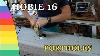 How to Install Portholes - Hobie 16 Upgrade