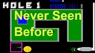 Never Before Seen MS-DOS Game: Mini Golf, made in Quick Basic