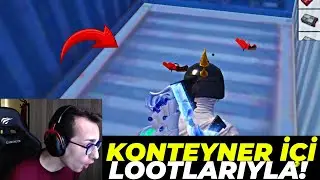 KONTEYNER İÇİ LOOTLARIYLA WIN ALMAK? (2 TANE FİŞEK) PUBG MOBILE