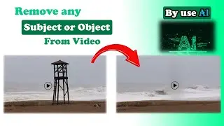 Remove any subject or object from video // Amazing Ai tool