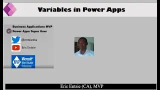 Variables in Power Apps