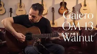 Gaiero OM-13, Black Walnut & Surfer Redwood | Carl Miner
