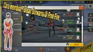 Cara membuat Tulisan berwarna Di Free Fire - Garena Free Fire Indonesia