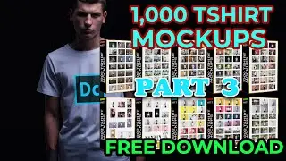 [Part 3] 1000 T-shirt Mockups | Free Download