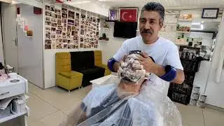ASMR TURKISH BARBER PERFECT MASSAGE / WITH ASMR MUNUR ONKAN BEST BODY MASSAGE