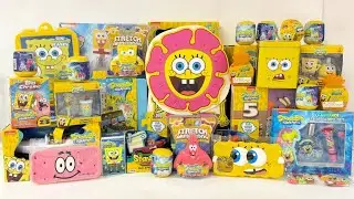 ASMR Toys SPONGEBOB Random Oddly Satisfying Toy Unboxing Video No Talking