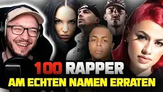 Mach mit! ERKENNST DU DIESE 100 DEUTSCHRAPPER am ECHTEN NAMEN?