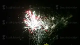 close up of fireworks wedding
