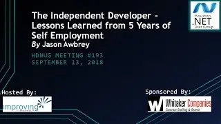 September 2018 HDNUG Meeting