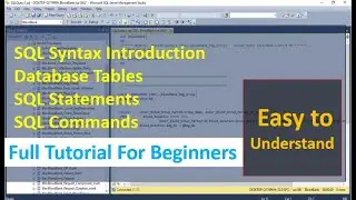 SQL Syntax Introduction | Database Tables | SQL statements | SQL Commands #02