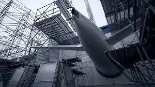 LAYHER - Bratislava Airport Hangar extension by Layher Scafollding