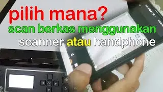 Which would you choose? Scan files using a scanner or a mobile phone?