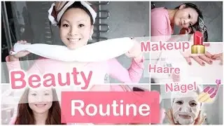 BEAUTY ROUTINE - MAKEUP, HAIR, NAILS | Mamiseelen