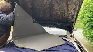 Replacing the under the hood insulation W126, W124, W201 etc   SD 480p