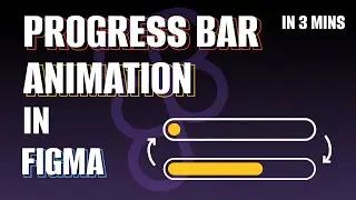 Create Progress Bar Animation in Figma | Figma Tutorials | Figma Tricks | UI/UX.