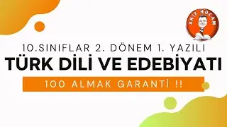 10. SINIFLAR 2. DÖNEM 1. YAZILI#yazılı #10. sınıflar edebiyat yazılısı