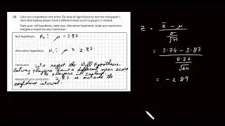 2023 HL Maths Paper 2 LC Q 8