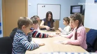 English for kids 5-6 years old. Vocabulary "The City''. Английский для детей