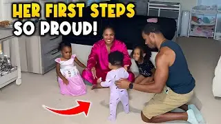 She Took Her First Steps!!