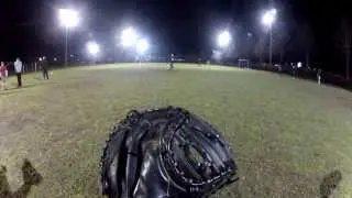 Baseball Catcher first person  - First time Go Pro Hero 2 HD