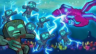 Leviathan vs Zombies UNDERWATER APOCALYPSE! (Scramble Craft)
