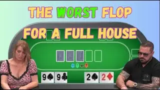 Hustler Casino DRAMA: The Worst Flop for a Full House