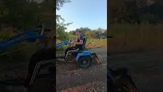 УБОРКА БОТВЫ КАРТОФЕЛЯ МОТОБЛОКОМ С АДАПТЕРОМ / HARVESTING POTATO TOPS