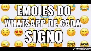 Emojis do Whatsapp de cada signo