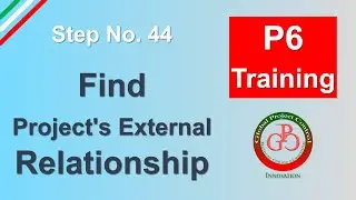 🔴 How to find Project External Link in Primavera P6?