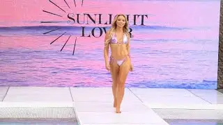 Alison Kay Bowles walking for Sunlight Lover | NEW YORK SWIM WEEK