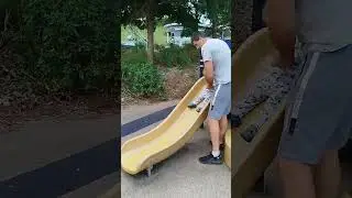 Вечер на детской площадке: Тим и папа в деле!