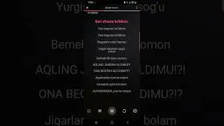 xurshid Rasulov_ Ona begona boldimu (karaoke)